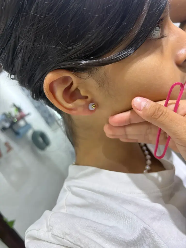 Piercings service at Moon Ink